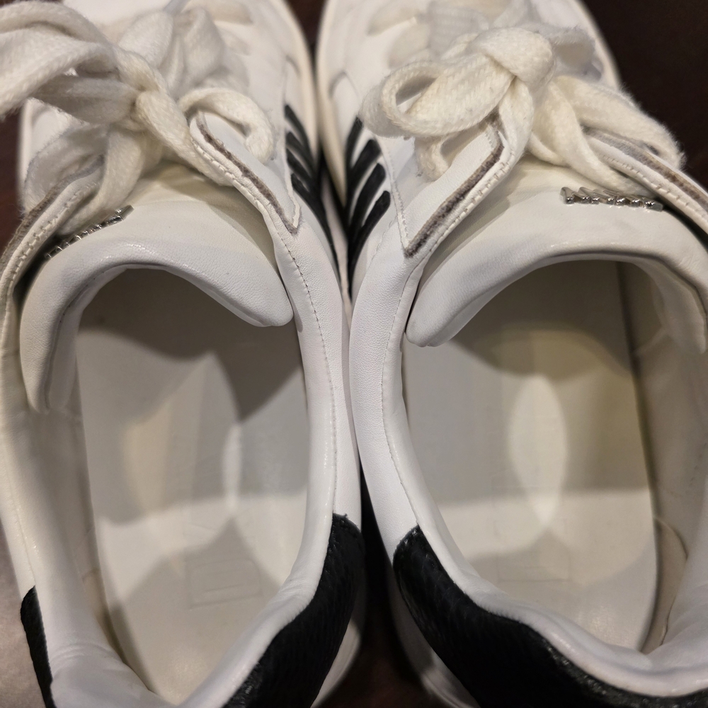 DKNY White Sneakers with Black Side Accents - Picture 5 of 7